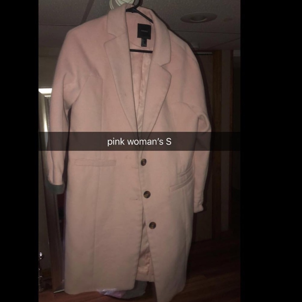 Light pink long coat